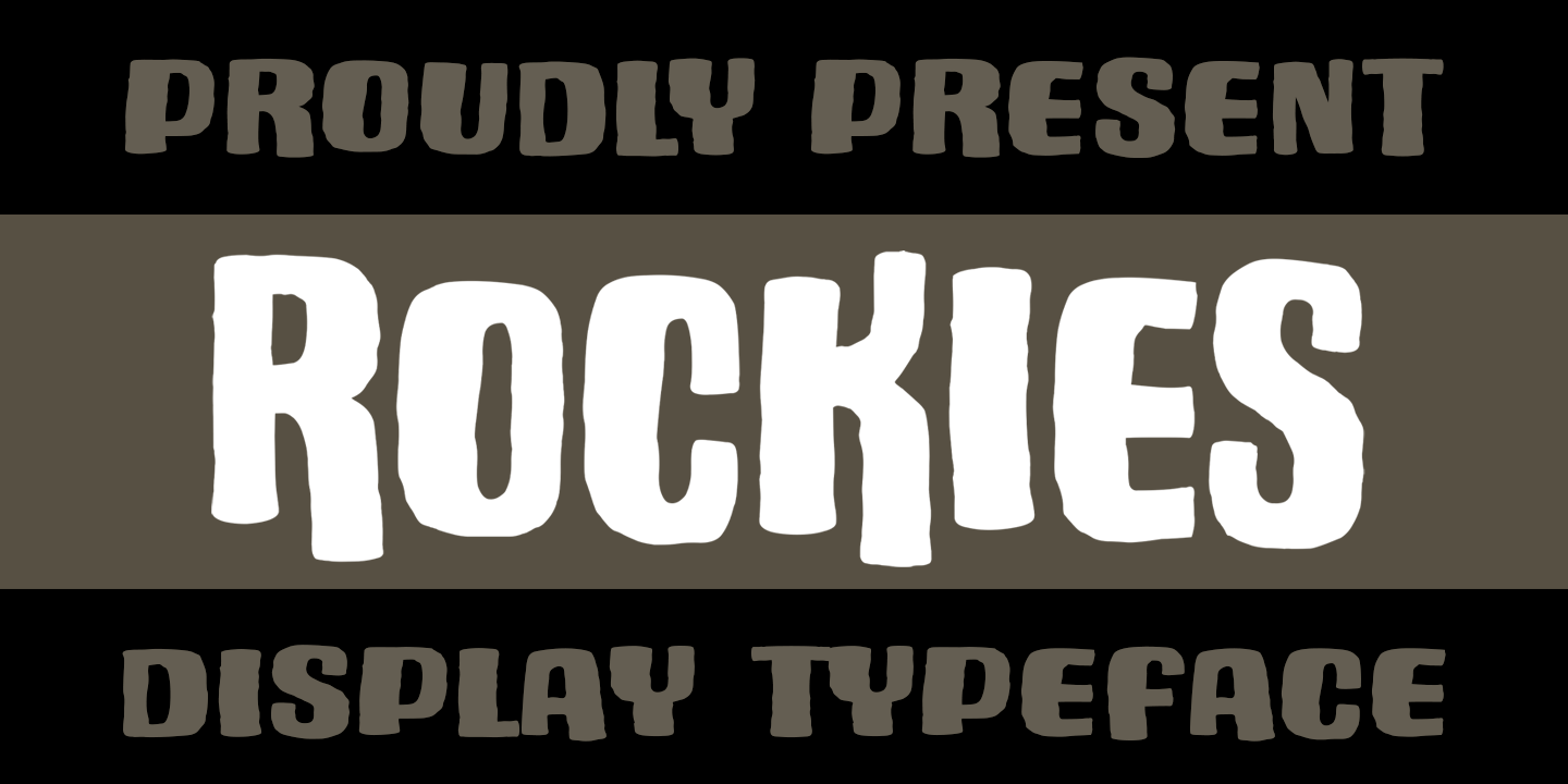 Rockies Regular Font preview